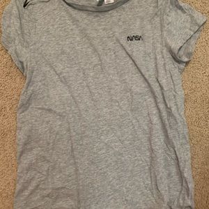 Grey nasa t shirt